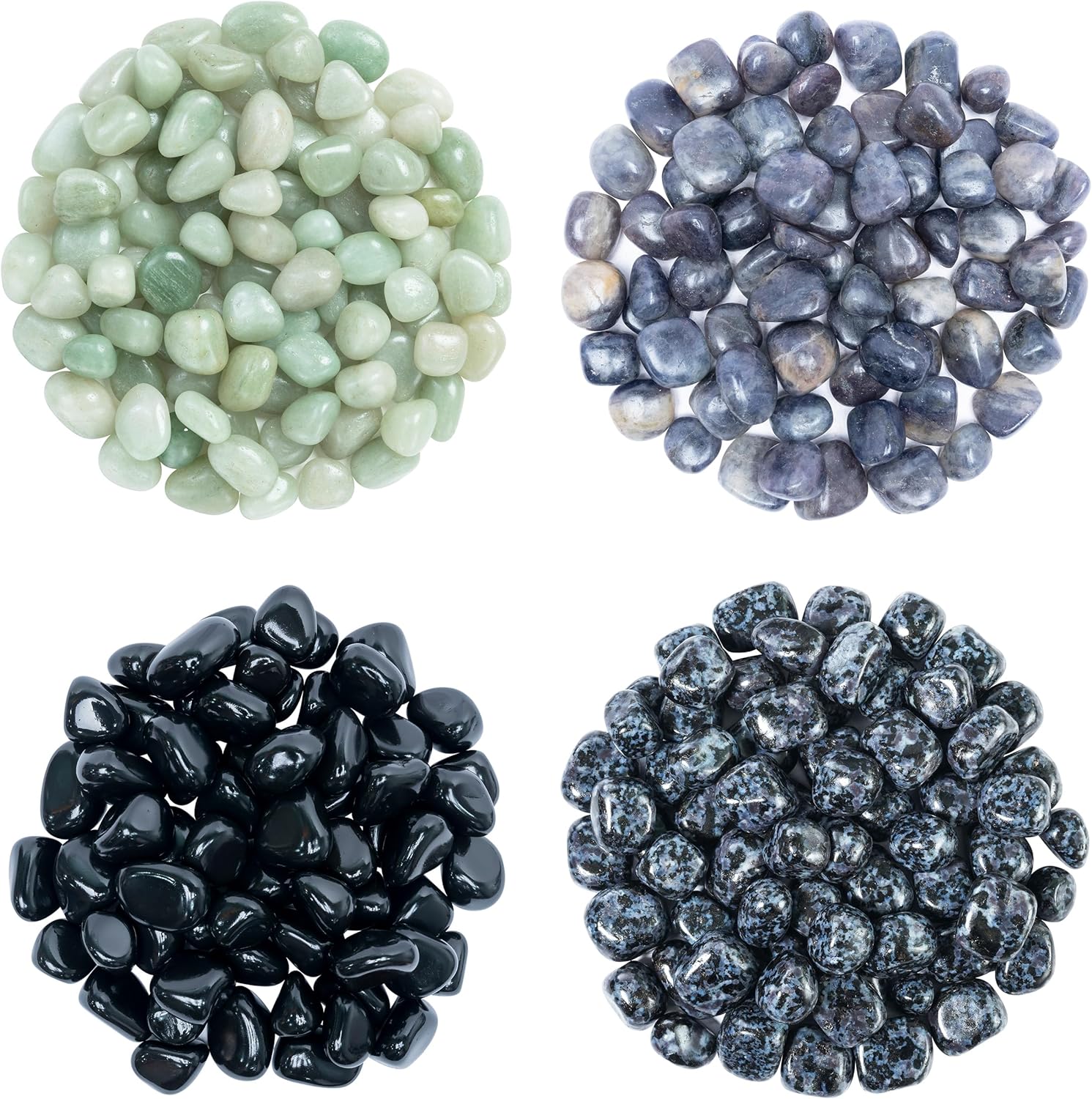 ZAICUS Natural Tumbled Stones Crystals Bulk Set